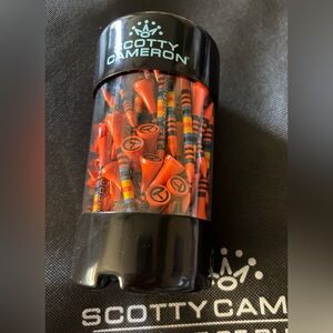 NWT SCOTTY CAMERON GALLERY Serape Stripe Golf Tees Orange  Circle T  75